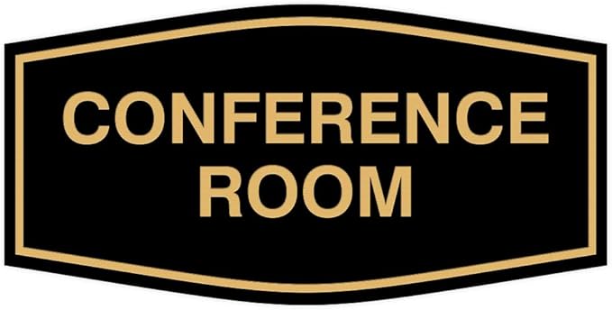 Fancy Conference Room Sign by All+Quality