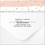 PrettySweetParty Self Inking Return Address Stamp by PrettySweetParty