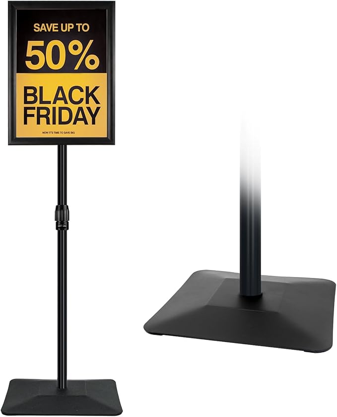 Golemas Adjustable Sign Stand for Display, by Golemas