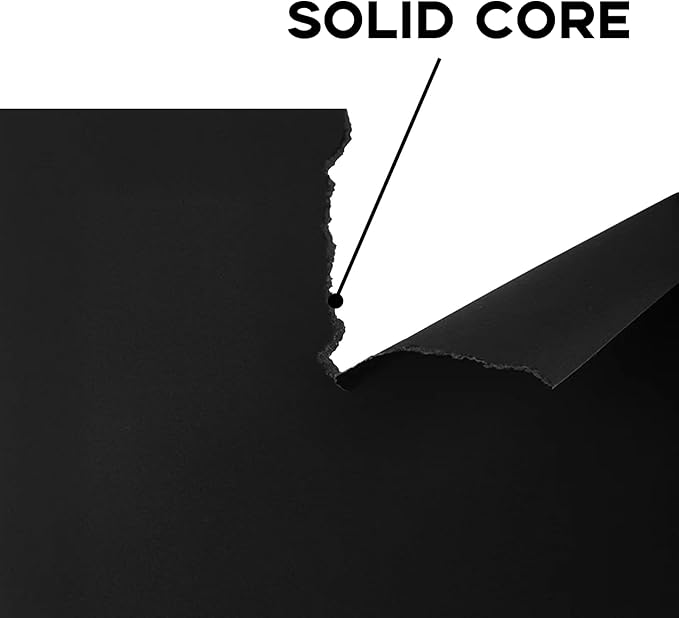 50 Sheets Black Cardstock 8.5 x 11 Thick Paper, Goefun 80lb Card Stock Paper - Image 3