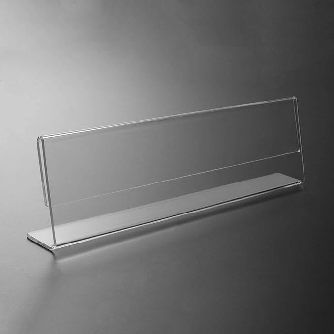 NIUBEE 12 Pack Acrylic 2x8 Name Plates - Image 4
