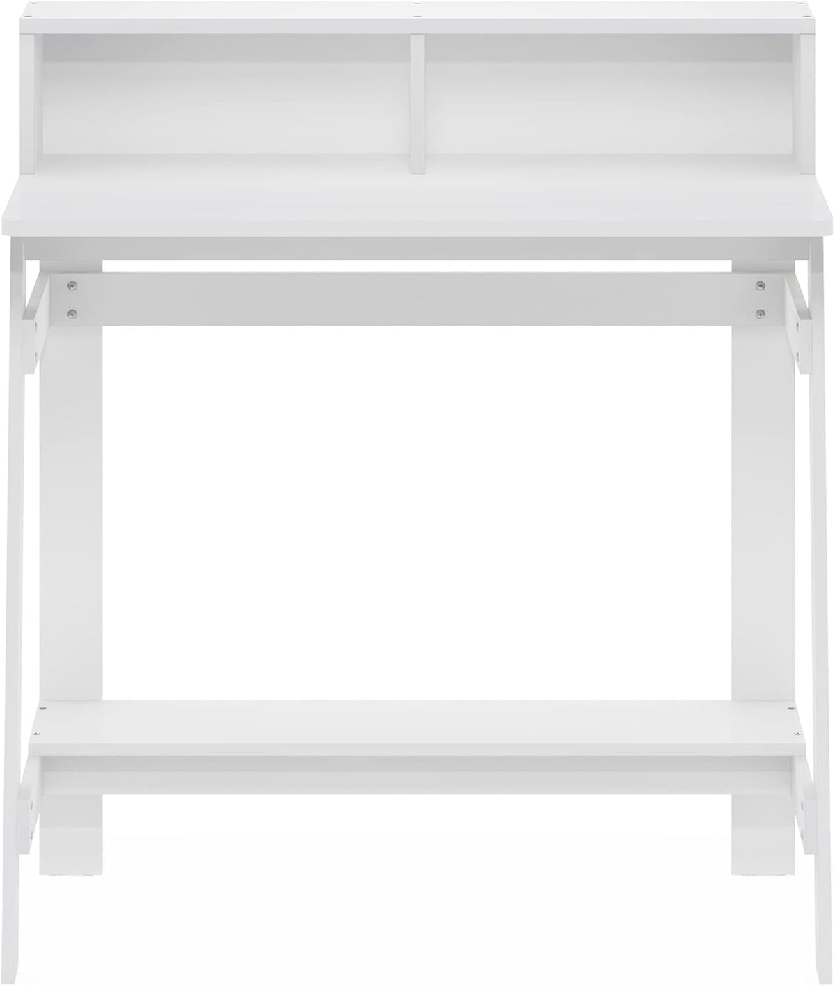 Furinno Simplistic A Frame Computer Desk, Regular, White