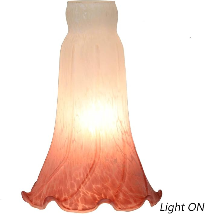 Bieye LS06 Lily Flower Blown Glass Lampshade - Image 2