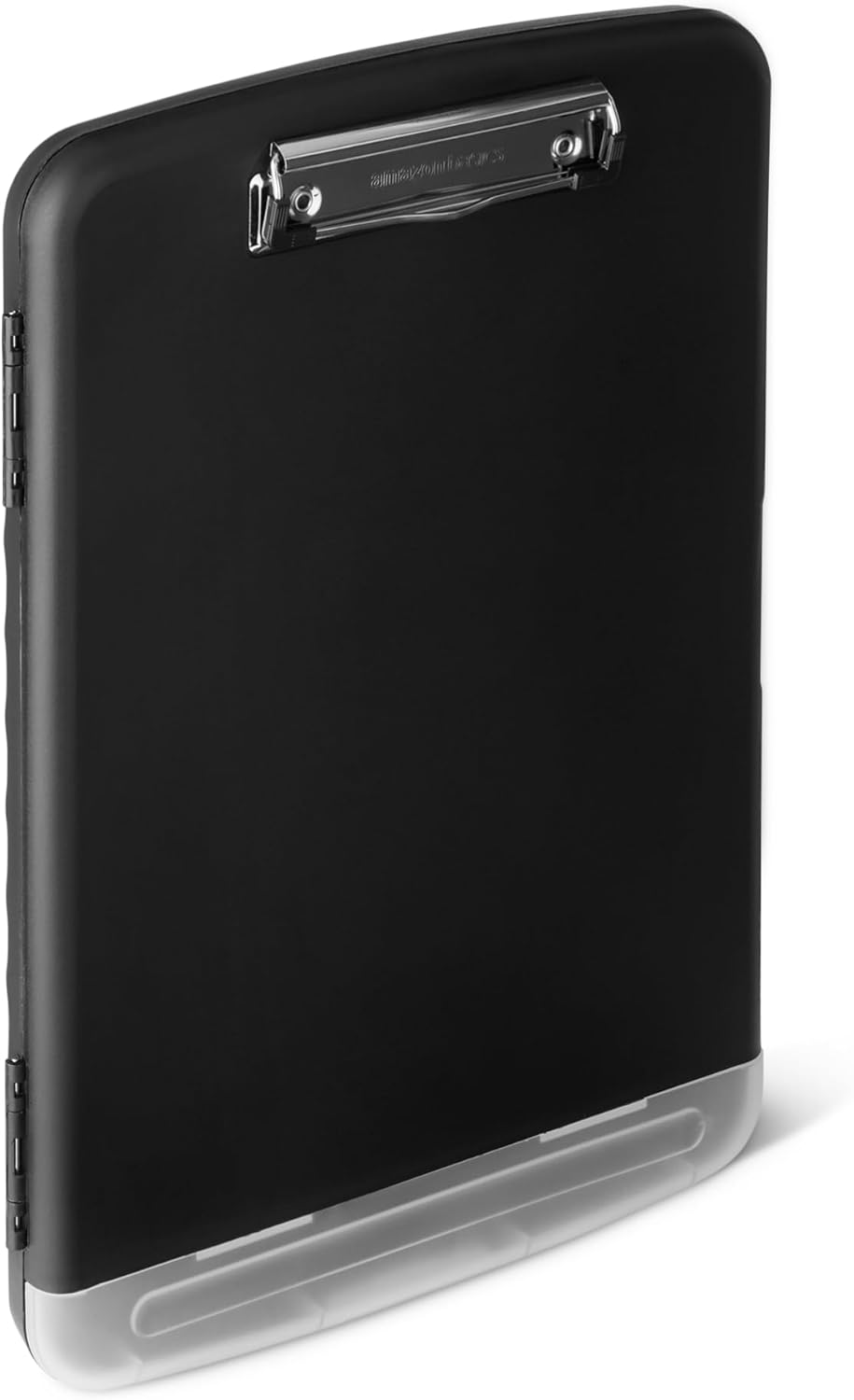 Amazon Basics High Capacity Nursing Clipboard with Storage and Pen Holder, 14.37 x 9.84 x 1.49 inches, Black