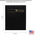 Planner Pad Spiral Bound 3-Tier Funnel Down 12 Month Organizer, October 2025 – - Image 6