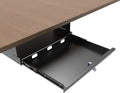 QiaoYoubang Under Desk Lockable Sliding Out Drawer