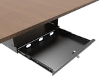 QiaoYoubang Under Desk Lockable Sliding Out Drawer