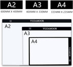 a2 large tracing led light pad kits for, front angle view