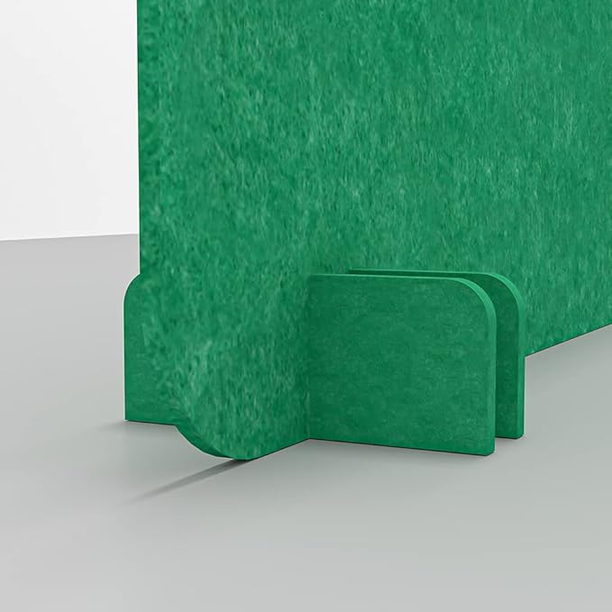 Escape 12" Freestanding Desk Divider | Eco-Friendly Acoustic Privacy Screen | - Image 3