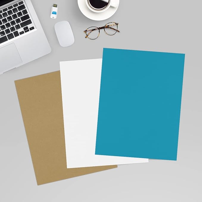 LUXPaper 8.5" x 11" Paper | Letter Size | Bright Blue | 60lb. Text | 1 - Image 6