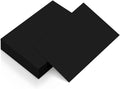 50 Sheets Black Cardstock 8.5 x 11 Thick Paper, Goefun 80lb Card Stock Paper by Goefun