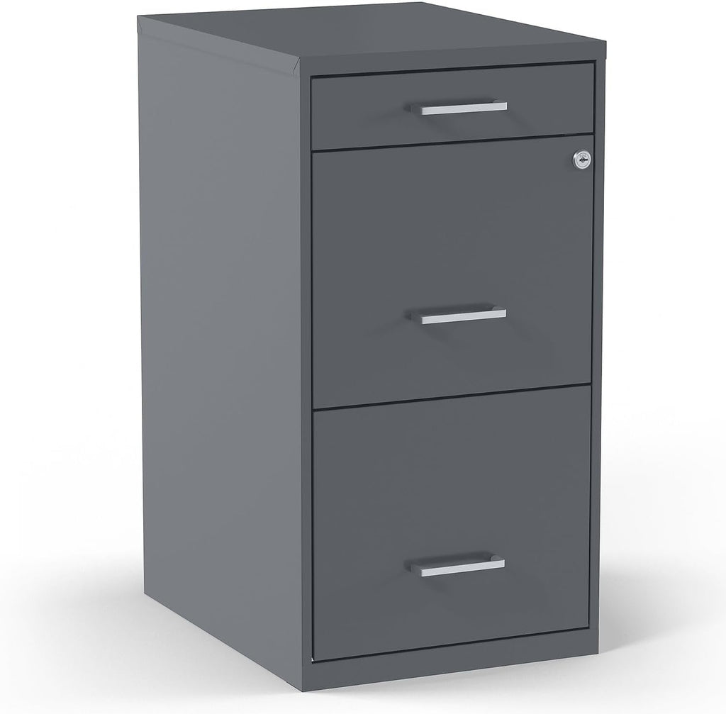 staples 3-drawer vertical file cabinet, letter size, lockable, main product view