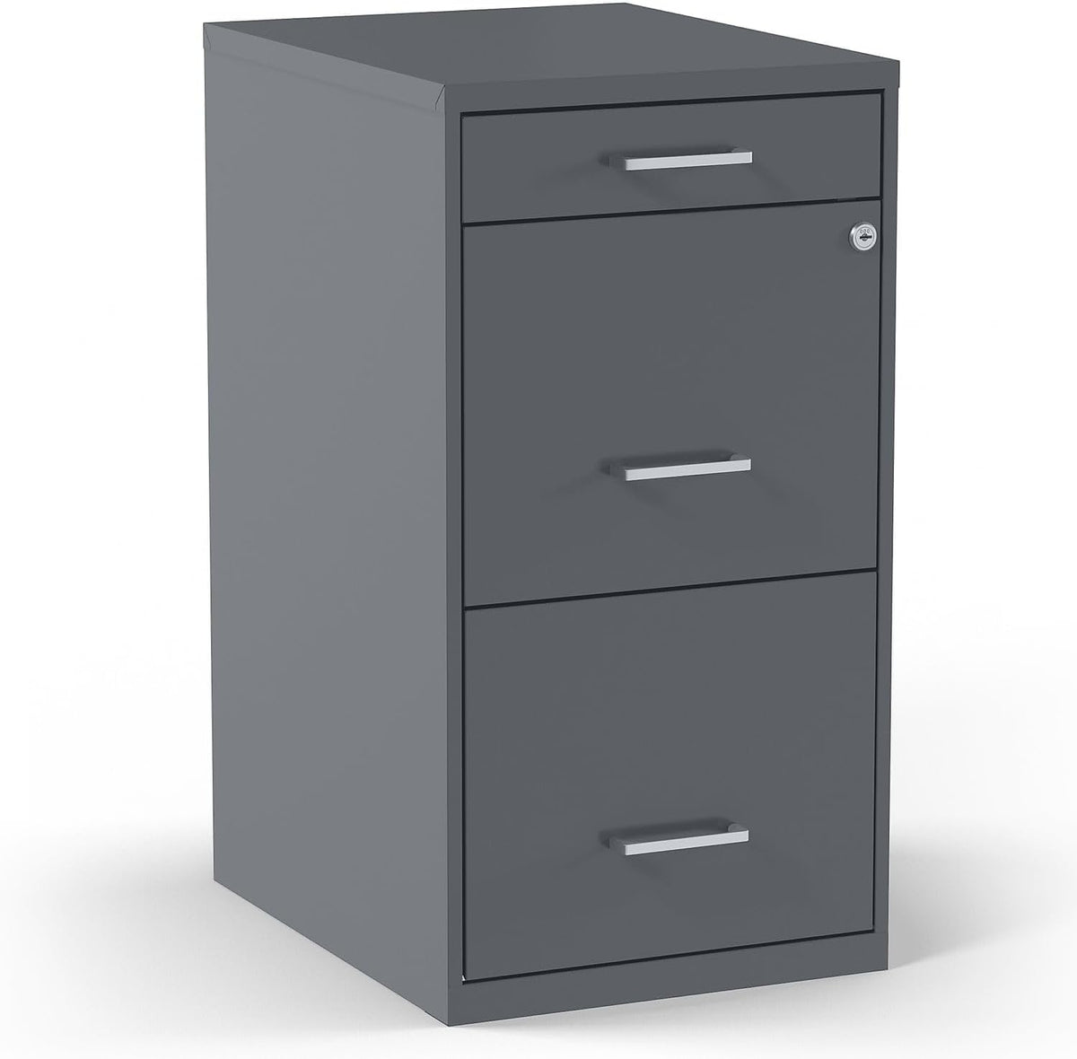 staples 3-drawer vertical file cabinet, letter size, lockable, main product view