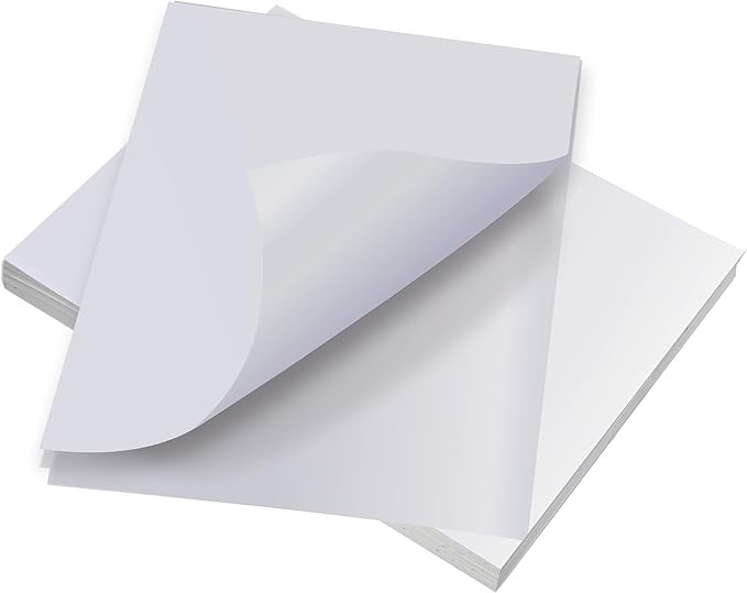 8.5" x 11" Full Sheet Label Sticker Paper - Image 3