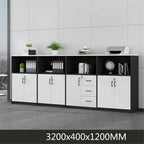 Filing Cabinet White/Black Wooden File Cabinet Multiple Combination Pack Removable Multi-Door Multi-Drawer Storage Office
