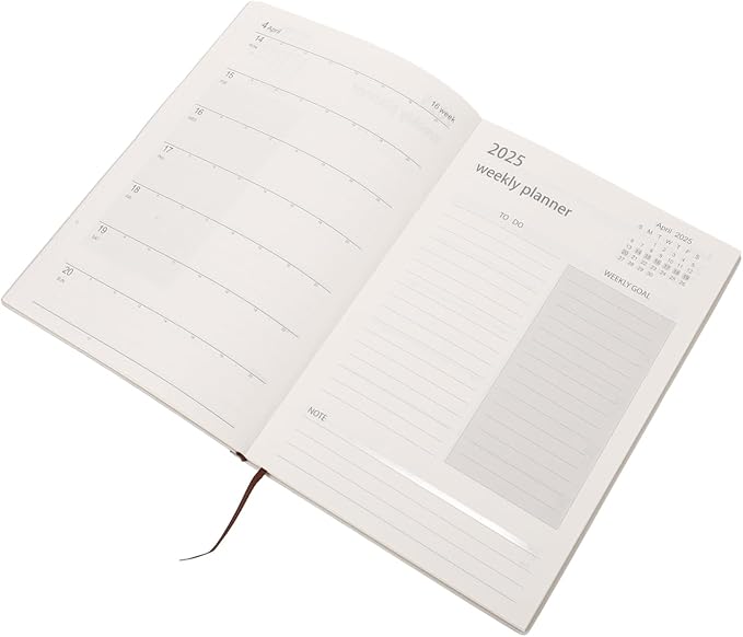 GALPADA Fitness Journal Notebook 2025 Delicate Planner Workout Tracking Sturdy by GALPADA