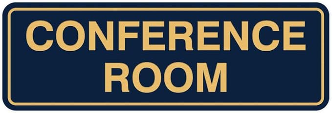 Standard Conference Room Sign by All+Quality