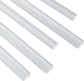 PATIKIL 30Pcs Binding Bars, 8mm Binding Bars Slide Grip 50 Sheets Capacity A4 Size Report Binder Teardrop Shape Presentation Binder for Report Cover Resume, Clear