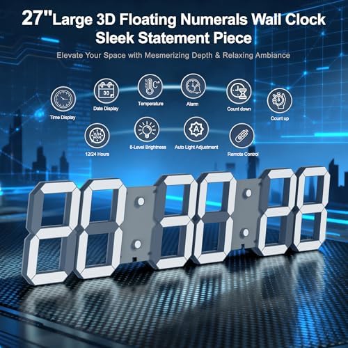 chkosda 27 inch large 3d led digital wall shown in use