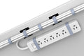 Under Desk Cord Management Straps, Adhesive-Backed Heavy-Duty Reusable Mounting by Unknown