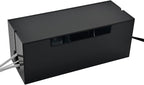 Cable Management Box, 2 Open Slots Cords Hider Box, Under Desk Power Strip - Image 2