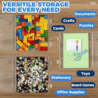art & craft organizer storage case - semi on a desk or shelf