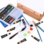 goldge tabletop easel acrylic paint set, painting kits showing dimensions