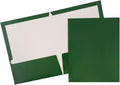 JAM PAPER Laminated Two Pocket Glossy School Folders by JAMPaper
