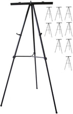 Pack of 10-Lightweight Aluminum Flip-Chart Presentation Easel by Audio-VisualDirect