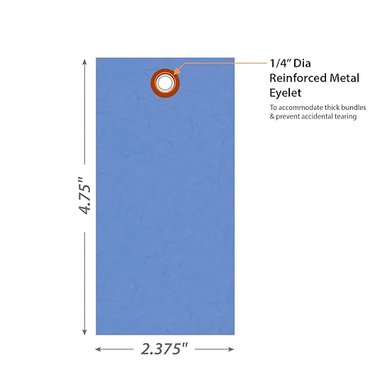 SmartSign Blue Shipping Tags, Size #5 - Image 5