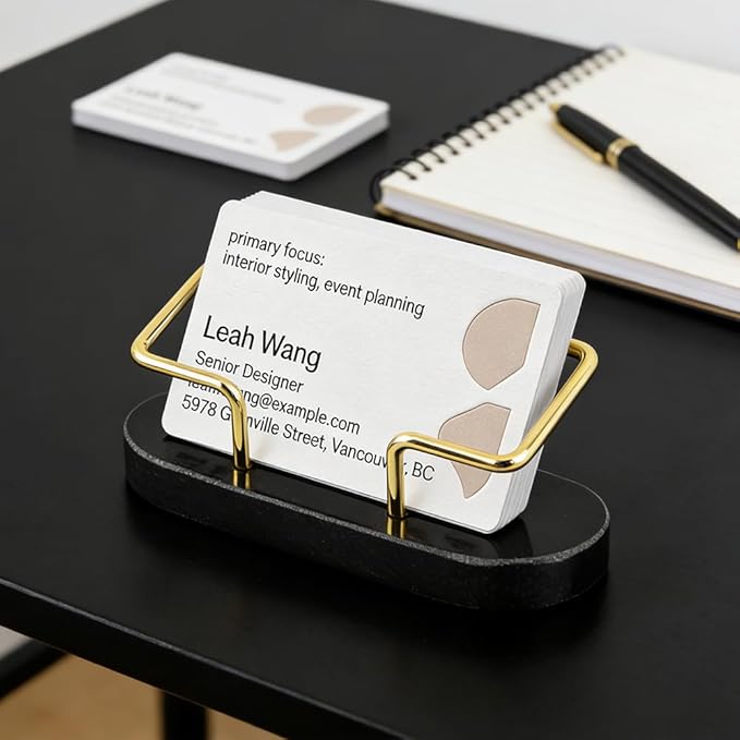 Qirvaten 2 Pieces Business Card Holder - Image 4
