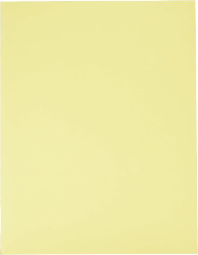 LUXPaper 8.5" x 11" Paper | Letter Size | Pastel Canary Yellow | 60lb. Text | by LUXPaper