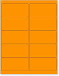 NextDayLabels - 8-1/2 x 11 Neon Color High Light Fluorescent Labels by NextDayLabels