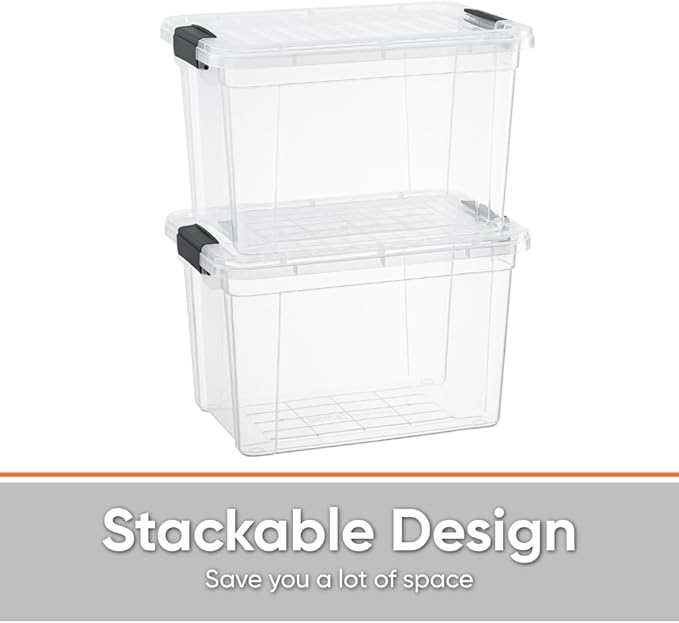 Superio Clear Storage Bins - Image 5