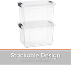 Superio Clear Storage Boxes - Image 3