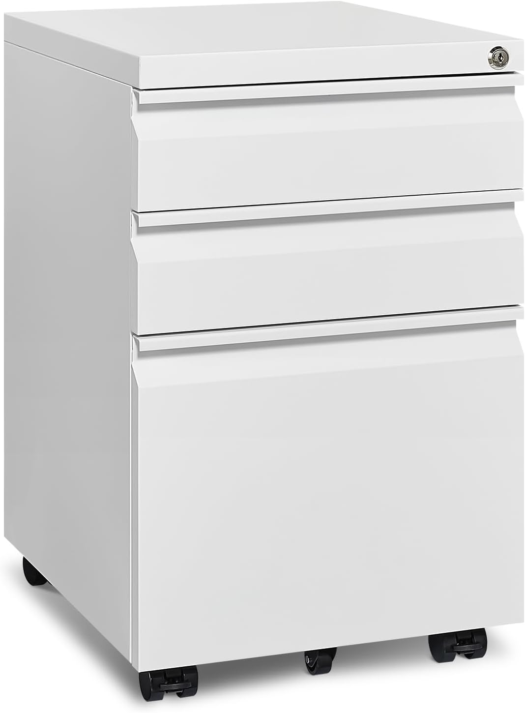 approgreent mobile file cabinet for home office, lockable, main product view
