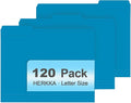File Folder, HERKKA 120 Pack 1/3 Cut Tab File Folders, File Folders Great by HERKKA