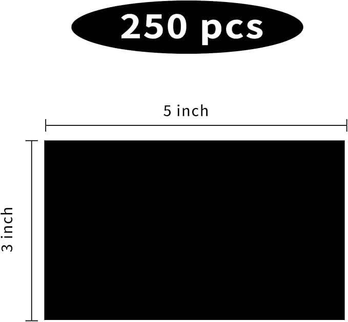 STARLIBOO 3"X5" Rectangle Color Coding Labels, Removable Square Label Inventory - Image 2