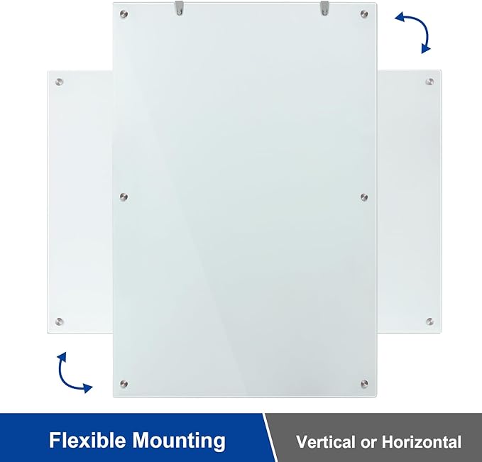 Large Glass Dry Erase Board, 72 x 48 Inches Magnetic Glass Whiteboard - Image 5