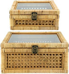 huaxin craft h rattan square box with lid, main product view