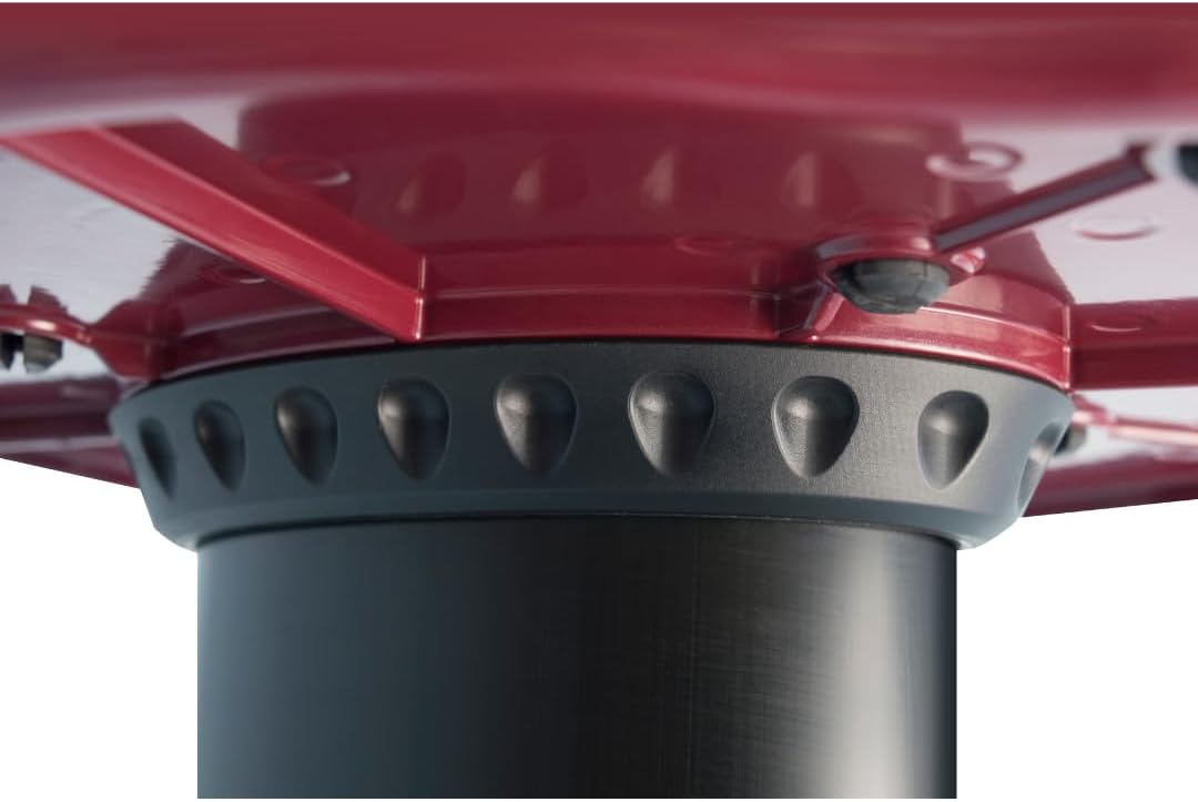 Ultimate Support MS-90-45 MS Series 45" Column Monitor Stands- Black/Red
