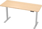 VIVO Electric 60 x 24 in Real Bamboo Standing Desk, Memory Height Adjustment - Image 9