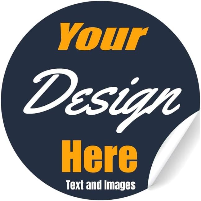 VulgrCo Custom Stickers, Image or Text- Vinyl Custom Labels Stickers by VulgrCo