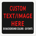 Custom Sign Personalized Custom Metal Sign, Customize by Custom