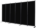 CHOSENM Room Divider, 6 Panel Folding Privacy Screens