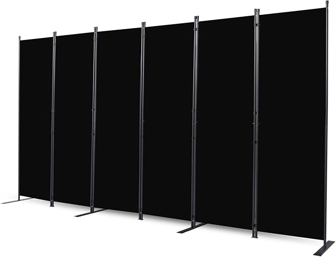 CHOSENM Room Divider, 6 Panel Folding Privacy Screens by CHOSENM