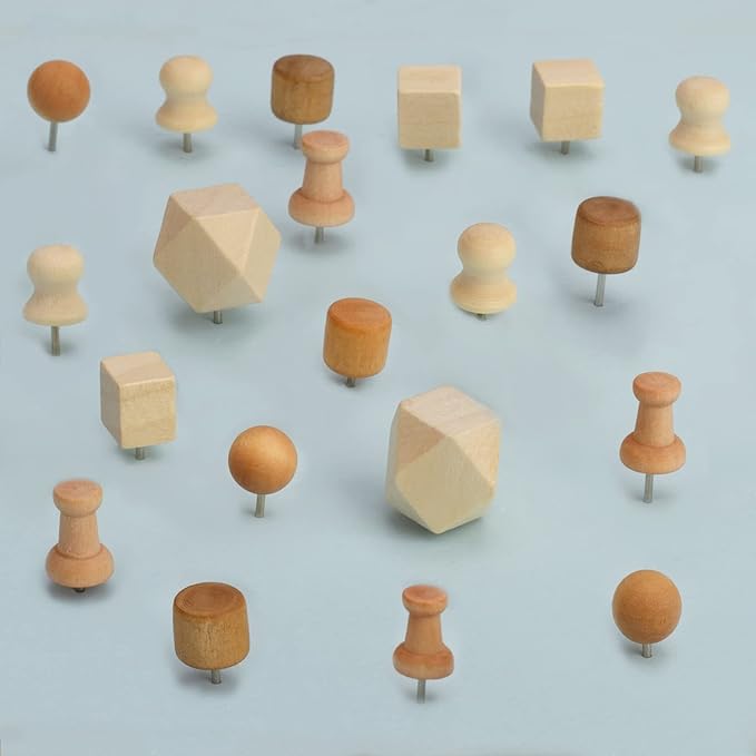 72PCS Push Pins Cute Cat Thumb Tacks Decorative Push Pins Wood Pin Board Tacks - Image 4