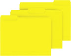 File Folder, PANDRI 120 Pack File Folder, 1/3 Cut Tab, Letter Size, Filing by PANDRI