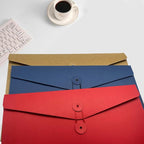 10pcs A4 Kraft Paper Envelopes Portfolio Foolscap File Folders Document Folder - Image 7