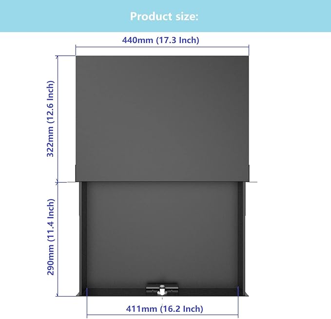 QiaoYoubang 2U Server Cabinet Case 19 Inch Rack Mount Lockable Drawer - Image 5